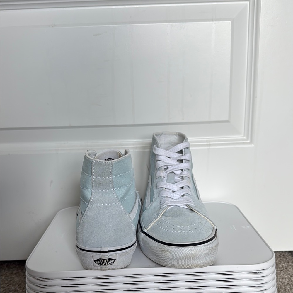 Vans Women’s High-Top Sneakers - Light Blue